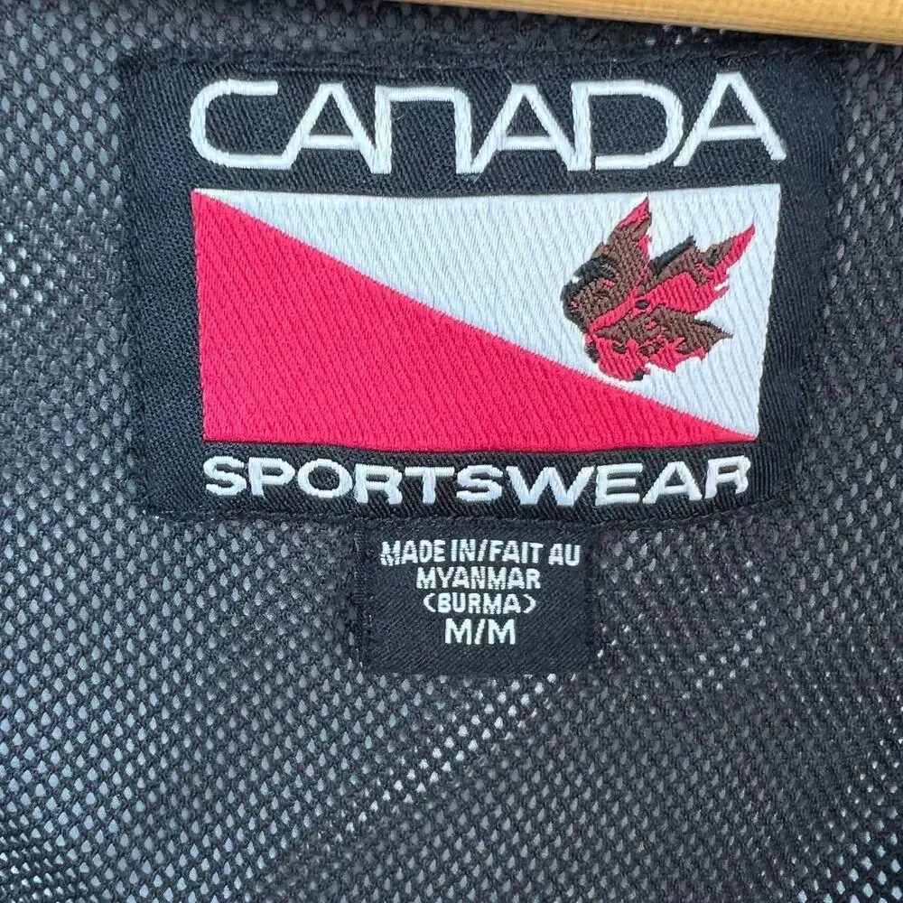 Canada Sportswear Gray Lightweight Windbreaker Jacket Men’s Size M